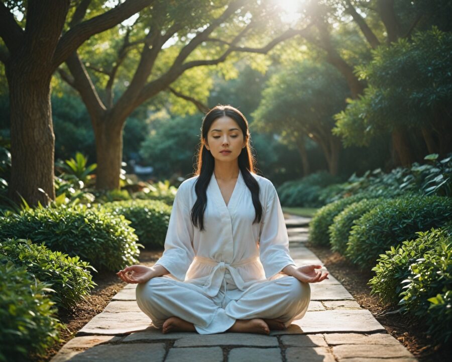 como a meditação fortalece a espiritualidade e conexão divina