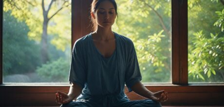 como a meditação ajuda a superar pensamentos negativos