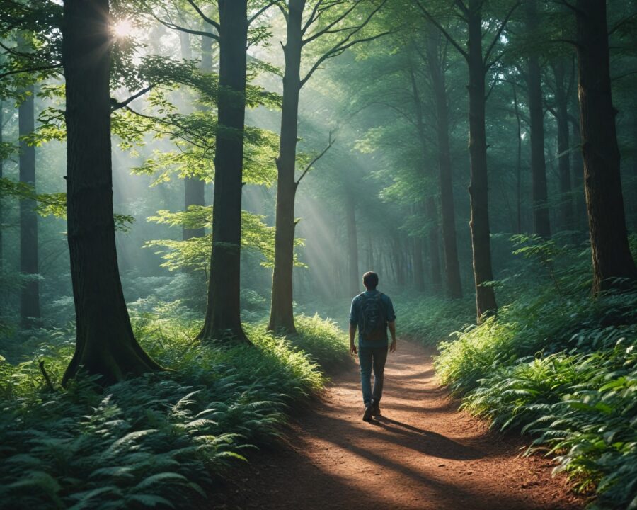 Como praticar meditação ativa caminhando: guia para iniciantes