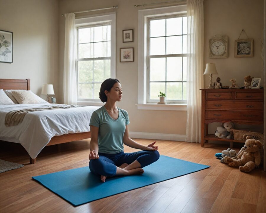 Como criar uma rotina de meditação matinal para mães ocupadas