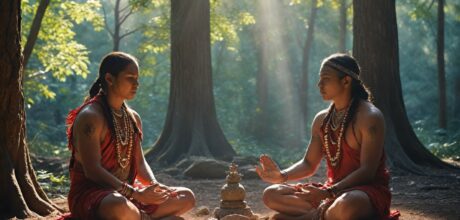 O papel da meditação nos rituais indígenas sul-americanos