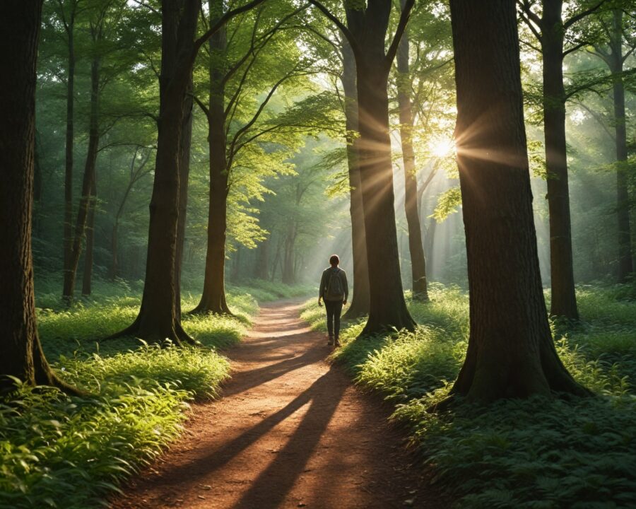 Como usar a meditação caminhando para aliviar tensões