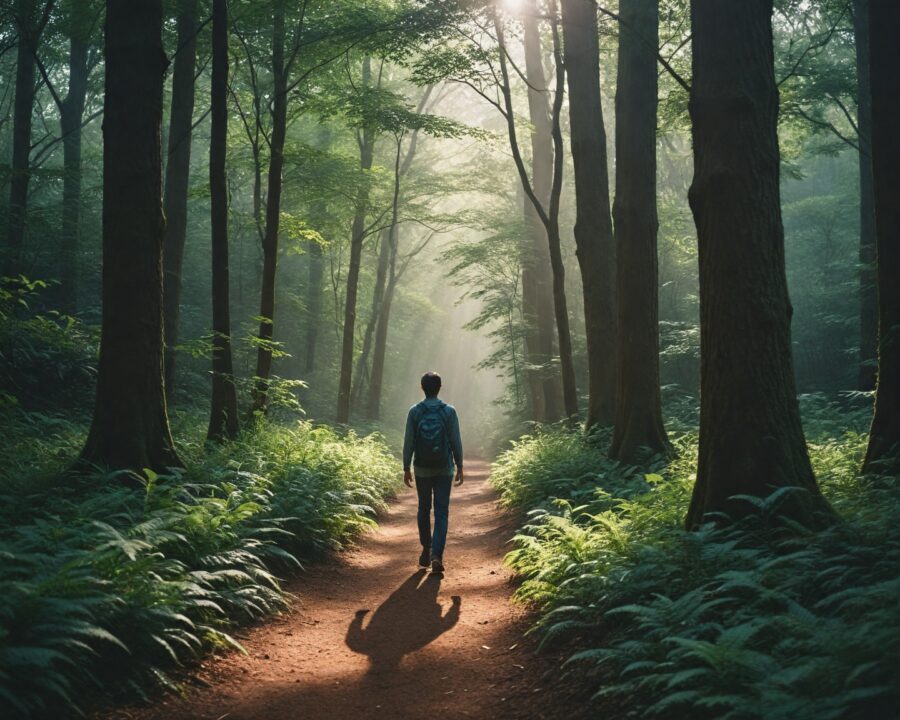 Como usar a meditação caminhando para aliviar tensões