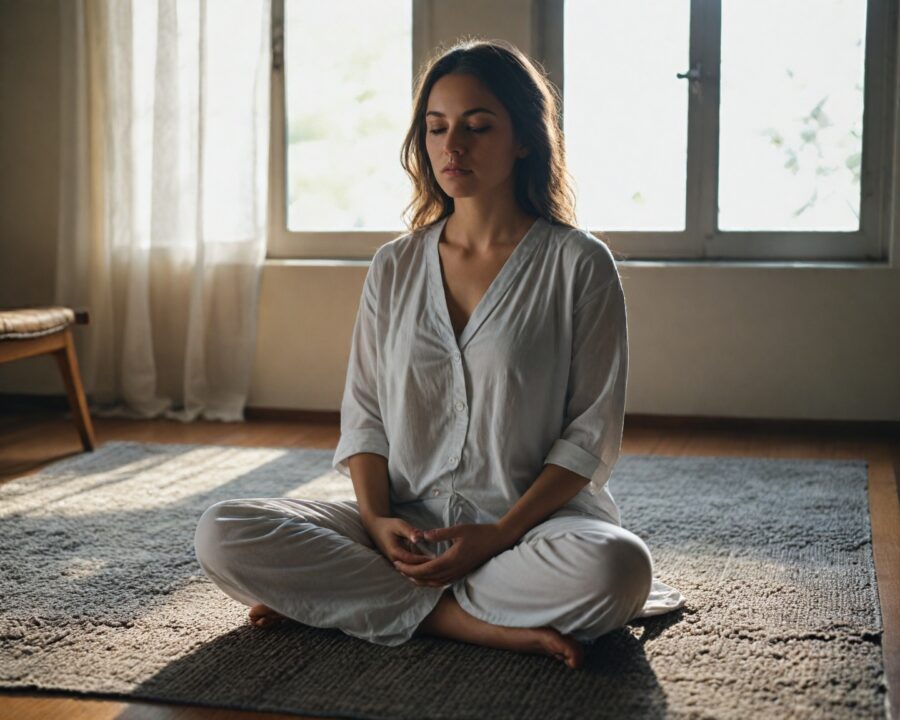 A importância da meditação no pós-parto para saúde emocional