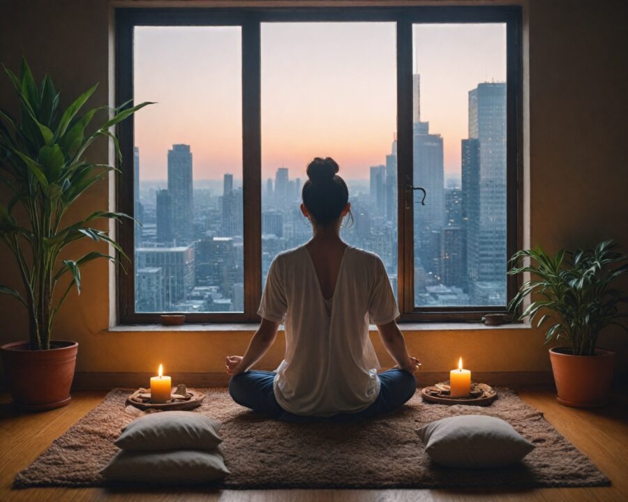 guia prático para meditar após um dia agitado