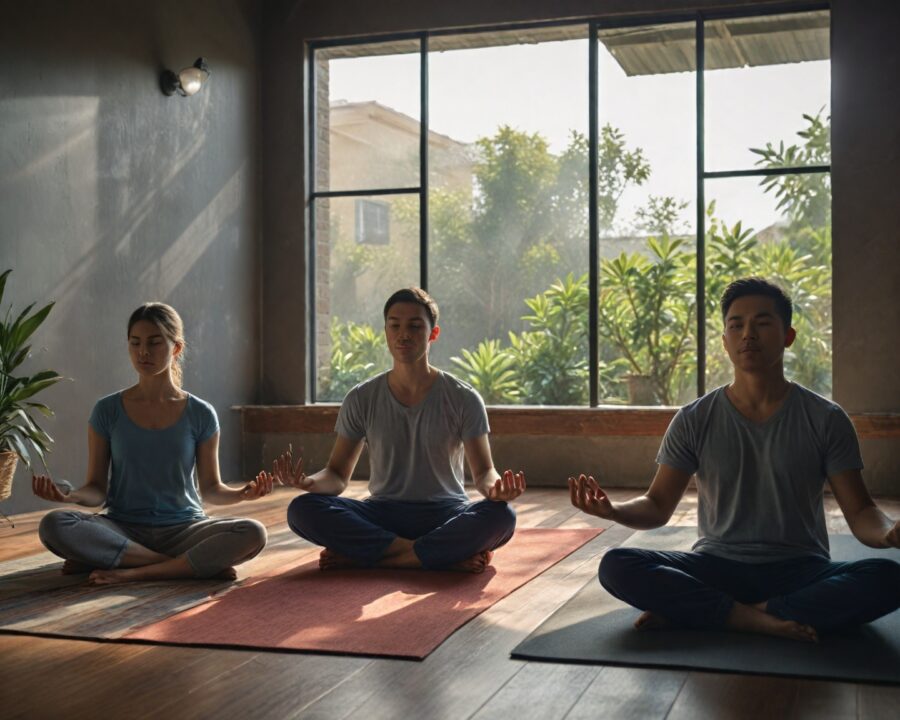 os benefícios de grupos de prática de mindfulness online