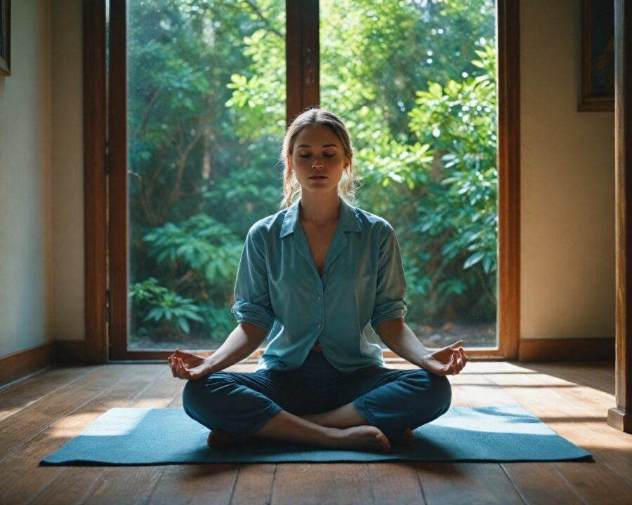 Como usar visualização criativa na meditação para relaxar