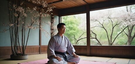 história da meditação no Japão e sua conexão com artes marciais