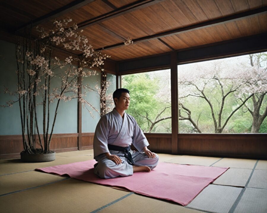história da meditação no Japão e sua conexão com artes marciais