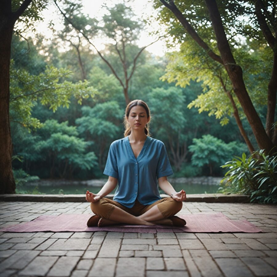 Adotando a meditação como um estilo de vida para reduzir o estresse e aumentar a felicidade