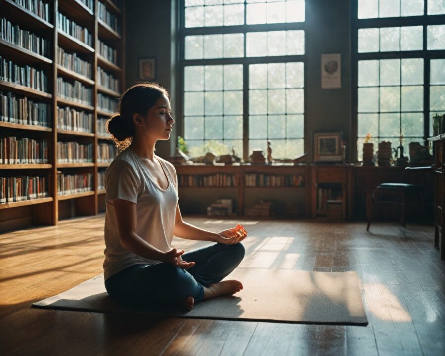 como a meditação pode ajudar estudantes em época de provas