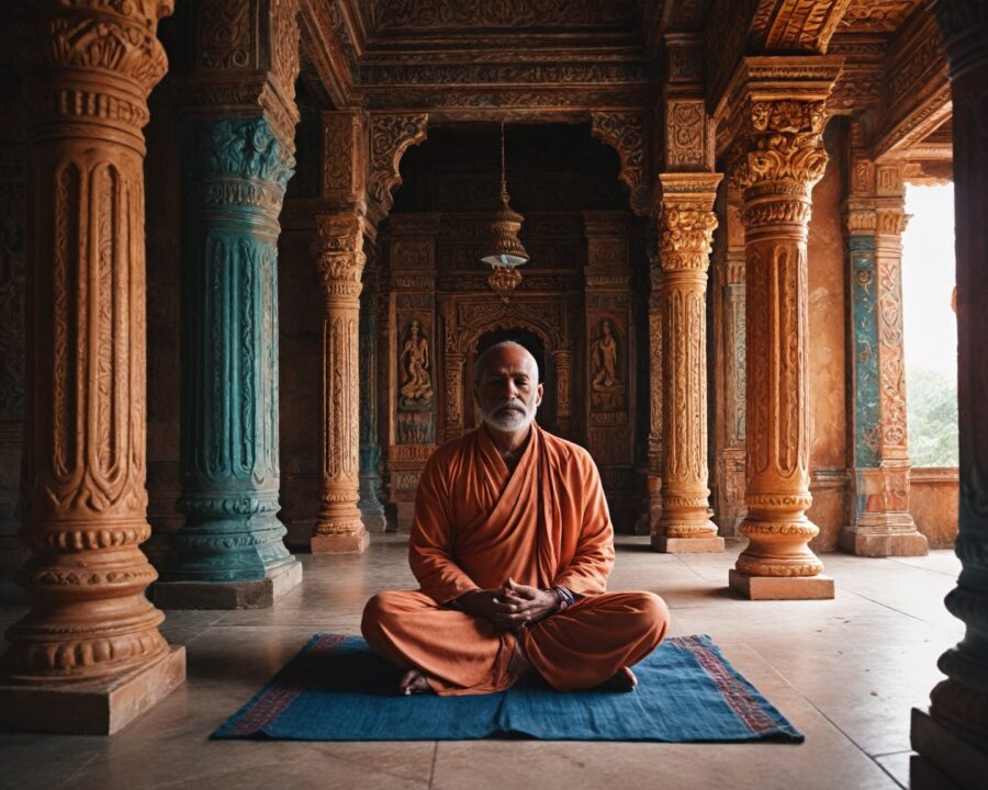 práticas meditativas em templos hindus: simbolismo e cultura