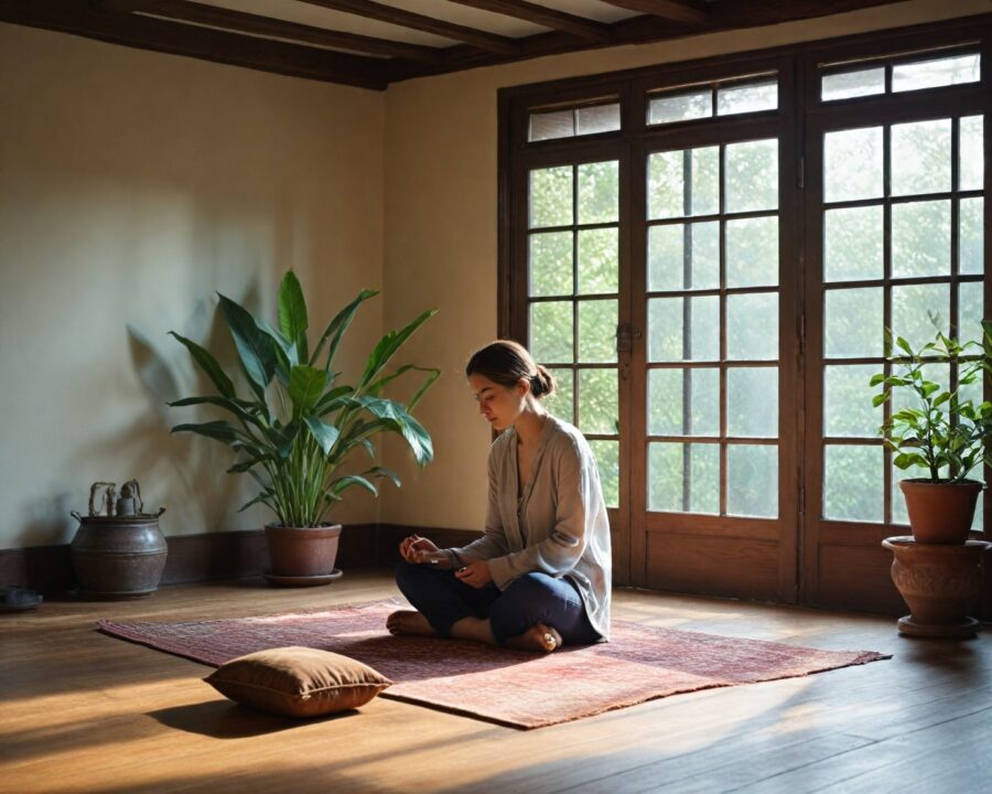 passo a passo para meditação focada na respiração para iniciantes