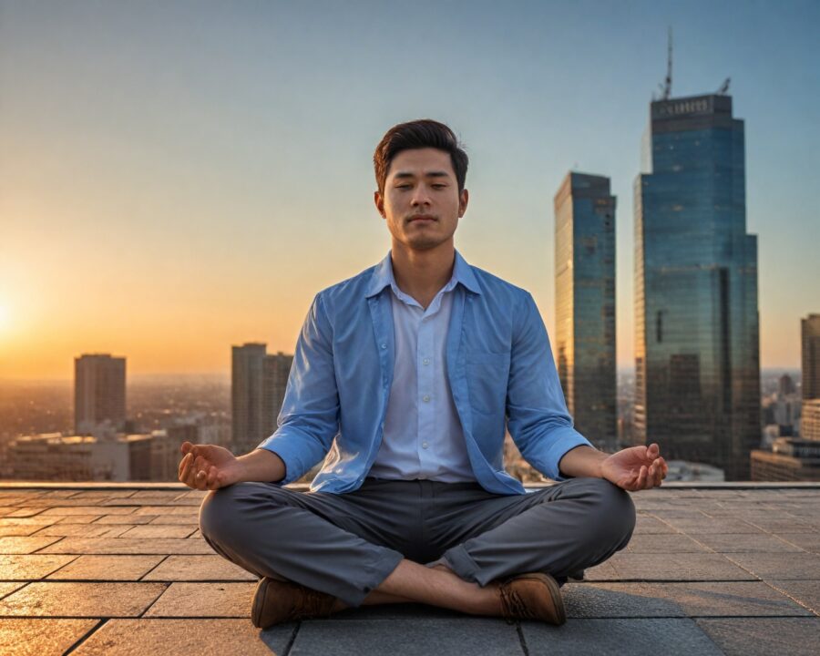 como a meditação promove liderança consciente e eficaz