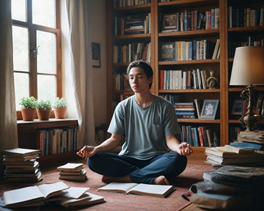 guia prático de meditação para estudantes em época de provas