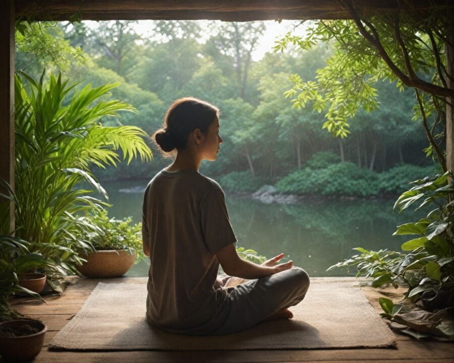 como praticar meditação para aceitação e perdão